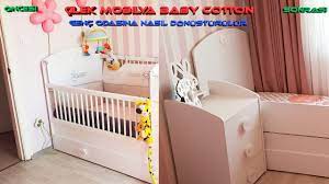 Parmaklıkların olduğu, yani sallanan sepet kısmı ve baş kısımdaki dolap çıkıyor ve yatağa. Baby Cotton Genc Odasina Nasil Cevrilir Cilek Mobilya Baby Cotton Vlog Youtube