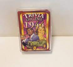 These trivia questions focus on cellular phones, operating systems, the history of the computer, and social media. 1944 Trivia Deck Playing Cards 54 Card Deck Sports History Entertainment Vintage Hc3387