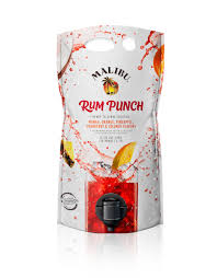 Malibu Rum Has 60 Ounce Cocktail Pouches That Are Basically Capri Sun S For Adults In 2020 Rum Punch Malibu Rum Flavored Rum