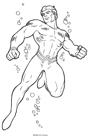 Coloring pages are a fun way for kids of all ages to develop creativity, focus, motor skills and color recognition. Aquaman Coloring Page Drawing 6