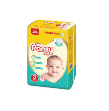 Pansy Baby Diapers High Quality Super Absorbent Leakproof Barrier Twin Pack  XXL Size Cottony Surface Plain Style SAP Adults USA