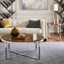 Maybe you would like to learn more about one of these? Inspire Q Merritt Chrome Finish Frame Wood Top Coffee Table Or Table Set By Artisan Walmart Com Walmart Com