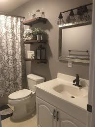 This tiny bathroom is made to feel much larger by the inclusion of mirror all around the room. 20 Hottest Small Bathroom Remodel Ideas For Space Saving Coodecor Brown Bathroom Decor Restroom Decor Bathroom Decor
