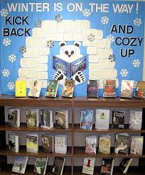 Cozy Reads For Winter Display I Used Pages From An Old Book To Make The Igloo And Snowflakes Library Displays Preschool Activities Fun At Work