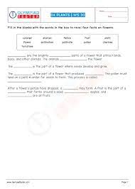 Lakhmir singh's science for class iv. Class 4 Science Worksheet On Plants 30 Science Worksheets Third Grade Science Worksheets Worksheets