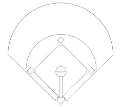 Printable Baseball Diamond Diagram