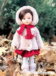 вязаное платье вязаная одежда для кукол спицами с описанием и схемами Shubka S Kapyushonom Spicami Iz Pryazhi Mink Vyazanie Kukolki Veshi Dlya Kukol