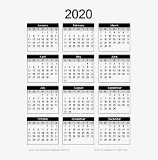 Free 2020 biweekly payroll calendar template. 2020 Calendar Png Transparent Images Free Printable 2019 Mini Calendar Png Image Transparent Png Free Download On Seekpng