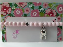 Zahnfee Armband Geschenk Von Der Zahnfee Handgefertigt Mit Stern Und Zahn Anhanger Geschenkset Junge Madchen Zahn Verloren