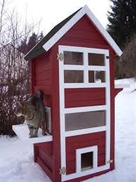 Katzenhaus Kratzbaum Katzenturm Rot Yatego Com Katzenhaus Katzenhaus Im Freien Katzen Haus