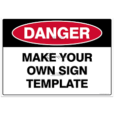 Employee training template february 24th 2021 | sample excel employee training template. Caution Make Your Own Sign Ms Word Powerpoint Landscape Template Buy Cheap Safety Signs