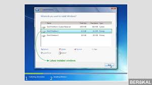 Penggunaan drive c sebagai tempat data sistem sudah ada sejak masa windows xp. Cara Instal Ulang Windows 7 Via Cd Flashdisk Gambar