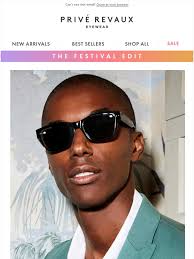 Privé Revaux The Alton Noir/gris 53 Mm Lens Privé Revaux SO LUXE