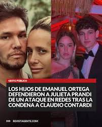 ⭕ Bautista e India Ortega sorprendieron con un gesto público hacia Julieta  Prandi luego del fallo histórico para su exmarido. 🔗  https://www.revistagente.com/entretenimiento/los-hijos-de-emanuel-ortega-defendieron-a-julieta-prandi-de-un-ataque-en-las  ...