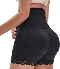NonEcho Women Butt Lifter Padded Panties Waist Trainer Tummy Control Shorts  Hip Enhancer Panties Slimming Body Shaper Black at Amazon Women's Clothing  store