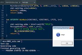 Try converting your characters into ascii and then manipulate the difference. How To Create A Utf 8 String Literal In Visual C 2008 Stack Overflow
