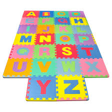 The Sorbus Matney Alphabet Foam Play Mat With 26 Tile Puzzle Pieces Makes A Great Surface Beneath Your Child During P Kids Foam Floor Puzzle Mat Foam Flooring