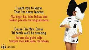 Lirik Lagu Snowman Sia