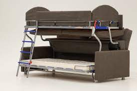 Do you suppose double bunk bed with sofa underneath seems nice? Luonto Furniture Makes A Sofa That Transforms Into A Bunk Bed