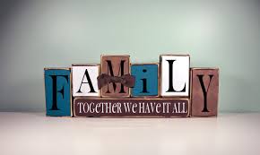 Family Together We Have It All Wood Block Decor Set Decorative Paper Set 31 50 Via Etsy Wood Crafts Diy Wood Block Crafts Wood Blocks