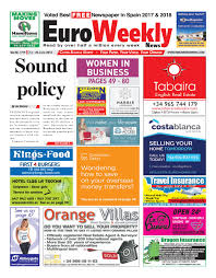 Type in the amount you want to convert and press the convert button. Euro Weekly News Costa Blanca North 14 20 June 2018 Issue 1719 By Euro Weekly News Media S A Issuu