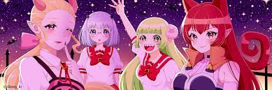 Mairimashita Iruma Kun Valac Clara Long Image Wide Image Azazel Ameri Choker Crocell Keroli Green Eyes Green Hair Hair Orname Iruma Kawaii Anime Hd Wallpaper