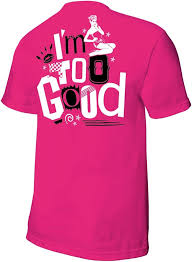 Camiseta oficial WWE Authentic Dolph Ziggler Its Too Bad Im Too Good rosa  para hombre, Rosado : Deportes y Actividades al Aire Libre