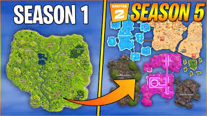 Season 5 battle pass, that release each week with a limited availability of 7 days until the next challenge comes in. Fortnite Map Evolution Season 1 Season 5 Chapter 2 Leak Youtube