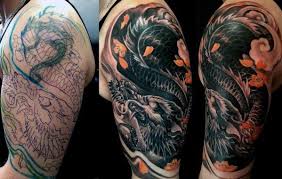 The colors most used in cover up tattoos are blues, browns and blacks. Top 53 Tattoo Cover Up Sleeve Ideas 2021 Inspiration Guide