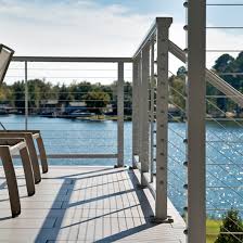 Excell railing systems values your safety and the safety of our team. Designrail Aluminum Railing Systems With Horizontal Cable Infill From Feeney