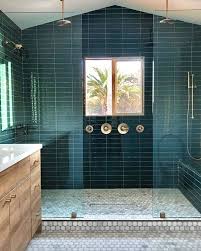 Who Else Needs A Weekend Retreat In This Breathtaking Master Bath In 2020 Green Tile Bathroom Master Bath Design Bathroom Design