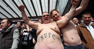 This footage was filmed on the. 21 Stone Newcastle United Fan Famous For His Topless Celebrations Is Standing For Election Mirror Online