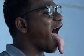 Art' you kidding? Man paints with super long tongue (Video) | New York Post