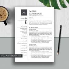 Even if a potential em. Simple Resume Bundle For Word Professional Resume Template Cv Cover Letter Modern Resume Instant Download The Taylor Rb Plannerbundle Com
