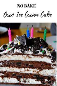 No Bake Oreo Ice Cream Cake Recipe Too Hot To Bake No Problem This Cake Will Save The Day Oreoicecreamcake O Cake Recipes Sweet Desserts Dessert Recipes