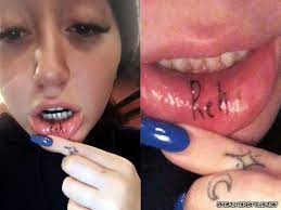 The mouth is an extremely sensitive area, making tattoos around the lips painful. Tattoo Places Near Me That Do Lip Tattoos Tattoo Design
