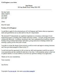 Civil Engineer Cover Letter Example Icover Org Uk