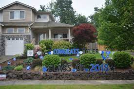4.7 out of 5 stars 9. Our Graduation Yard Signs Will Complete Your Graduation Party Decorations And Make A Super Fun Surprise For Your Grad Yard Announcements