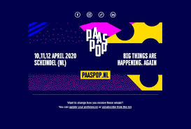 Paaspop 2021 in september photo: Paaspop 2020 Gaat Niet Door