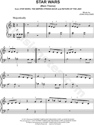 Star Wars Main Theme From Star Wars Sheet Music Easy Piano Piano Solo In C Major Download Print Star Wars Sheet Music Piano Sheet Music Violin Sheet Music