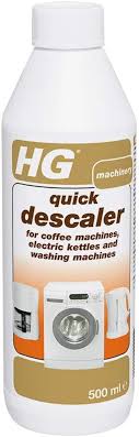 When it is time to descale your machine, follow the steps as described in the descaling section. Hg 174050106 Quick Descaler 500 Ml For Coffee Machines Kettles And Washing Machines Removes Scale And Limescale Effectively Amazon Co Uk Home Kitchen