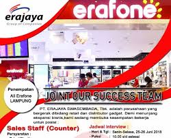 Saat ini, transmart merupakan salah satu anak perusahaan dari trans corp. Lowongan Kerja Di Erafone