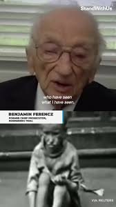 Powerful words from Nuremberg prosecutor Benjamin Ferencz, speaking in 2020  about the legacy of the trials. Today marks 80 years since the Nuremberg  Trials, the first international effort to hold Nazi ...