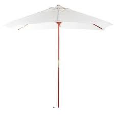 Blooma Capri 2 6m Rectangular Parasol Ecru Parasol Patio Umbrella B Q