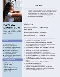 Apart from that it has the same content as any other resume. Human Resources Director Resume Samples Templates Pdf Word 2021 Human Resources Director Resumes Bot Human Resources Resume Human Resources Resume Examples