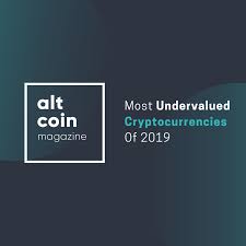 Now i'll be honest, it isn't exactly a 100x coin with its market cap. Most Undervalued Cryptocurrencies Of 2019 By Yogesh Agarwal The Capital Medium