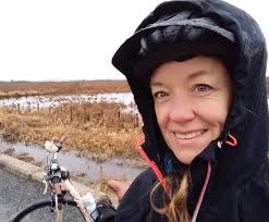 Riding in cold light rain