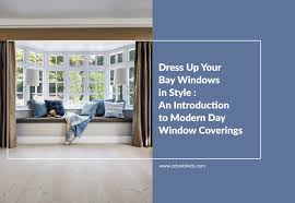 That blend the windows french doors and both of living room. Bay Window Shades And Curtains A Complete Guide Zebrablinds