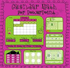Teachers Notebook Calendar Math Smartboard Calendar Math Math School
