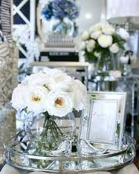 Find decorative trays and coffee table trays for stylish storage. Home Interior Kitchen Glass Tray Decor Silver Tray Decor Table Decor Living Room